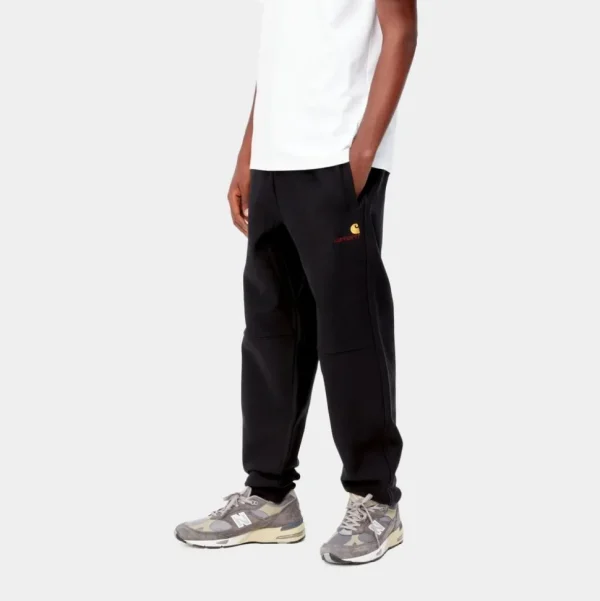 Carhartt WIP American Script Joggingbukser | Sort Hot