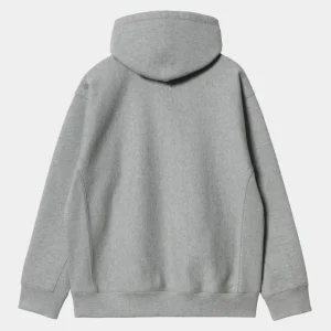 Carhartt WIP American Script Sweatshirt Med Haette | Gra Lyng Best Sale