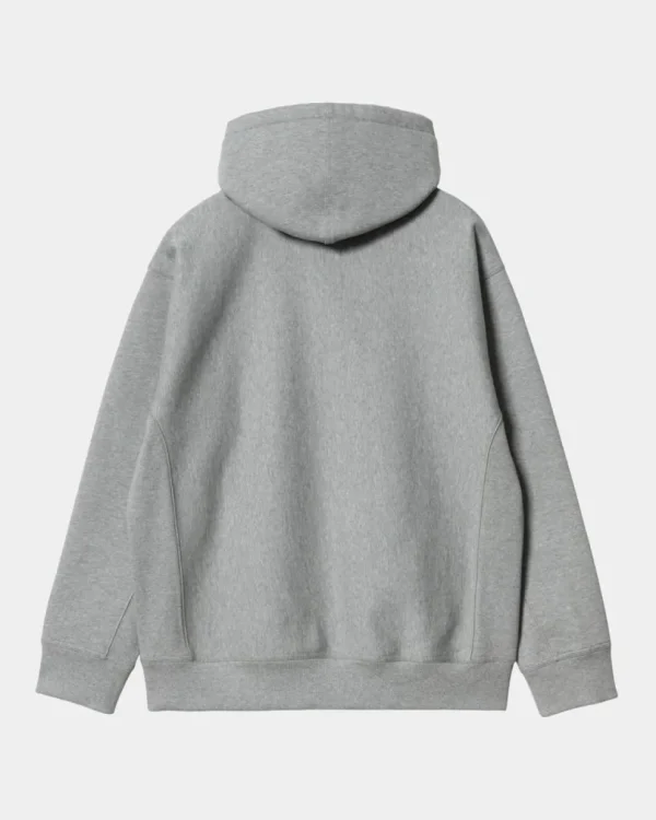 Carhartt WIP American Script Sweatshirt Med Haette | Gra Lyng Best Sale