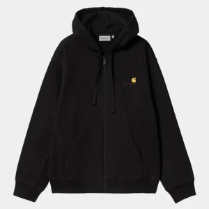 Carhartt WIP American Script-Jakke Med Haette | Sort Online