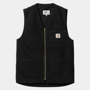 Carhartt WIP Arbor Vest | Sort (Aeldet Laerred) Online