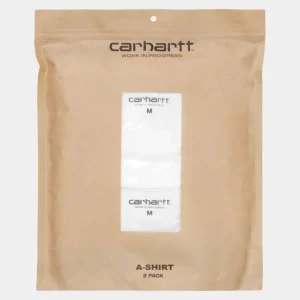 Carhartt WIP A-Skjorte (2-Pak) | Hvid + Hvid Best Sale