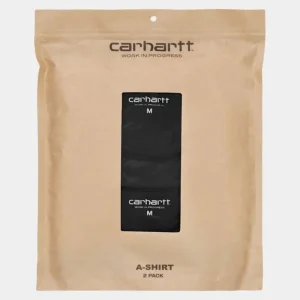 Carhartt WIP A-Skjorte (2-Pak) | Sort + Sort Cheap