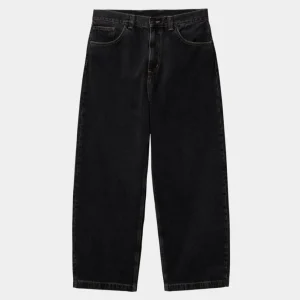 Carhartt WIP Brandon Bukser | Sort (Stenvasket) Clearance