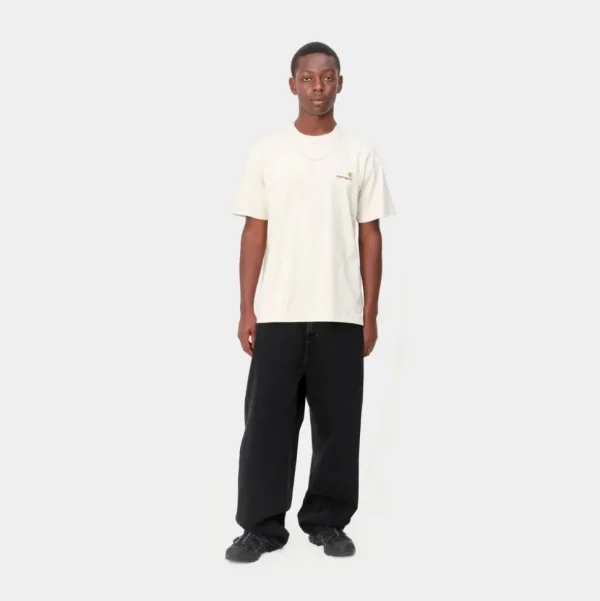 Carhartt WIP Brandon Bukser | Sort (Stenvasket) Clearance