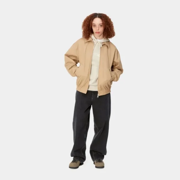 Carhartt WIP Brandon Bukser Til Kvinder | Sort (Stenvasket) Cheap