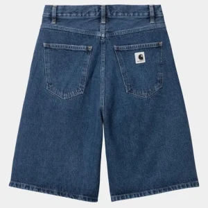 Carhartt WIP Brandon Shorts Til Kvinder | Bla (Stenvasket) Outlet