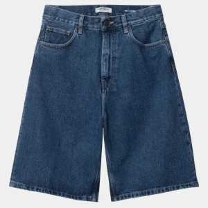 Carhartt WIP Brandon Shorts Til Kvinder | Bla (Stenvasket) Outlet