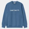 Carhartt WIP Carhartt Sweatshirt | Sorrent / Hvid Hot