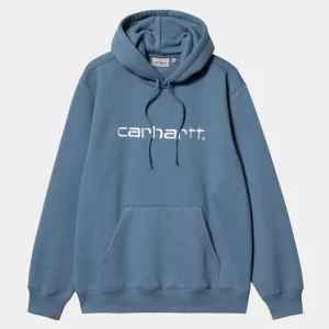 Carhartt WIP Carhartt Sweatshirt Med Haette | Sorrent / Hvid New