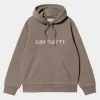 Carhartt WIP Carhartt Sweatshirt Med Haette | Gren / Rattan Online