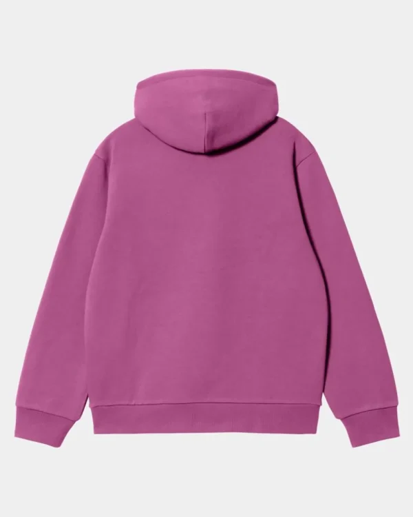 Carhartt WIP Carhartt Sweatshirt Med Haette | Magenta / Sort Sale