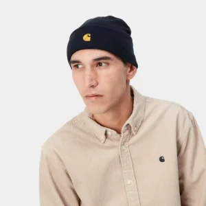 Carhartt WIP Chase Beanie | Dark Navy Cheap