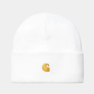 Carhartt WIP Chase Beanie | Hvid Shop