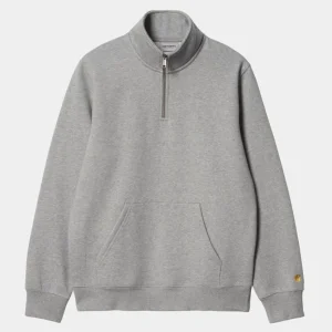 Carhartt WIP Chase Neck Zip Sweatshirt | Gra Lyng Sale