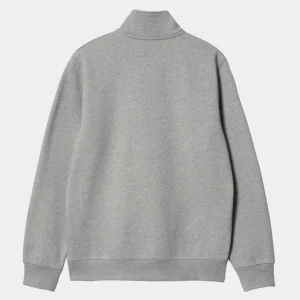 Carhartt WIP Chase Neck Zip Sweatshirt | Gra Lyng Sale