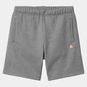 Carhartt WIP Chase Sweat Short | Morkegra Heather Hot