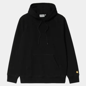 Carhartt WIP Chase Sweatshirt Med Haette | Sort Outlet