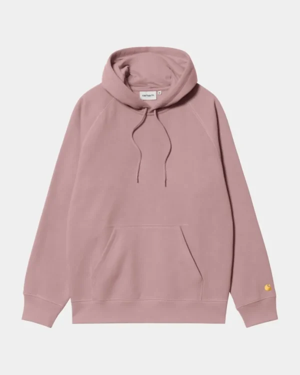 Carhartt WIP Chase Sweatshirt Med Haette | Glassyet Lyserod Online