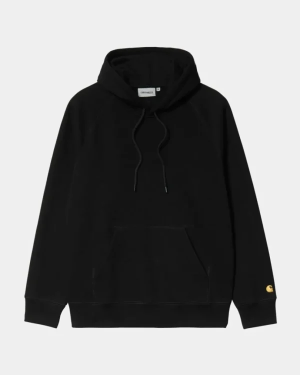 Carhartt WIP Chase Sweatshirt Med Haette | Sort Outlet