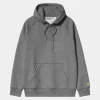 Carhartt WIP Chase Sweatshirt Med Haette | Mork Heather Grey Shop