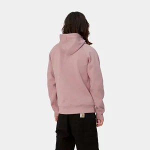 Carhartt WIP Chase Sweatshirt Med Haette | Glassyet Lyserod Online