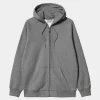 Carhartt WIP Chase-Jakke Med Haette | Morkegra Heather Store