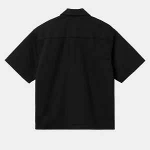 Carhartt WIP Dame Craft Kortaermet Skjorte | Sort Outlet