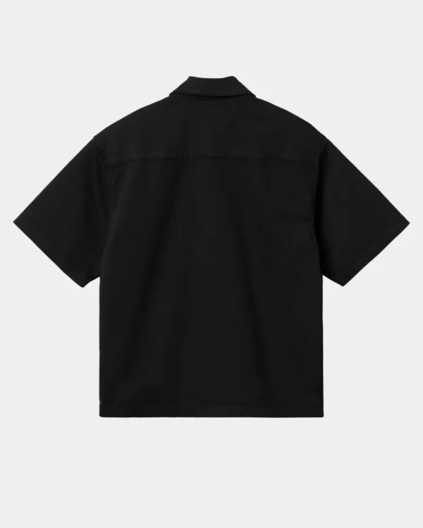 Carhartt WIP Dame Craft Kortaermet Skjorte | Sort Outlet