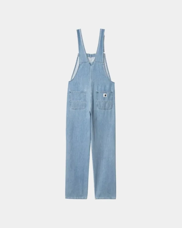 Carhartt WIP Damesmaek Overall Lige - Denim | Bla (Sten Bleget) Store