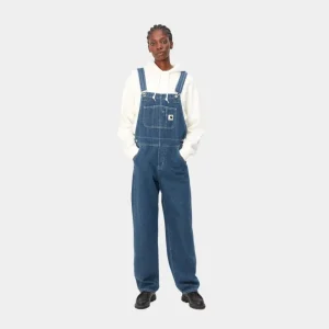 Carhartt WIP Damesmaek Overall Lige - Denim | Bla (Stenvasket) Cheap