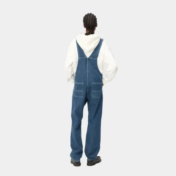 Carhartt WIP Damesmaek Overall Lige - Denim | Bla (Stenvasket) Cheap