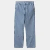 Carhartt WIP Dobbelt Knaebukser - Denim | Bla (Sten Bleget) Cheap