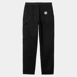 Carhartt WIP Dobbelt Knaebukser - Denim | Sort (Skyllet) Shop