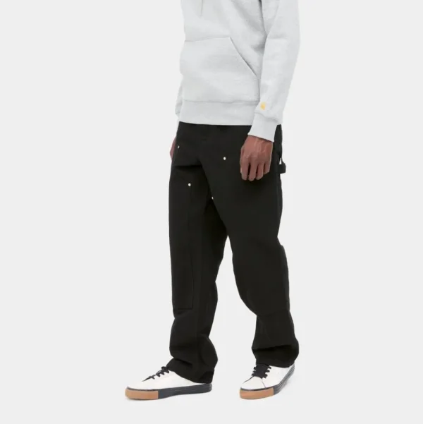 Carhartt WIP Dobbelt Knaebukser - Denim | Sort (Skyllet) Shop