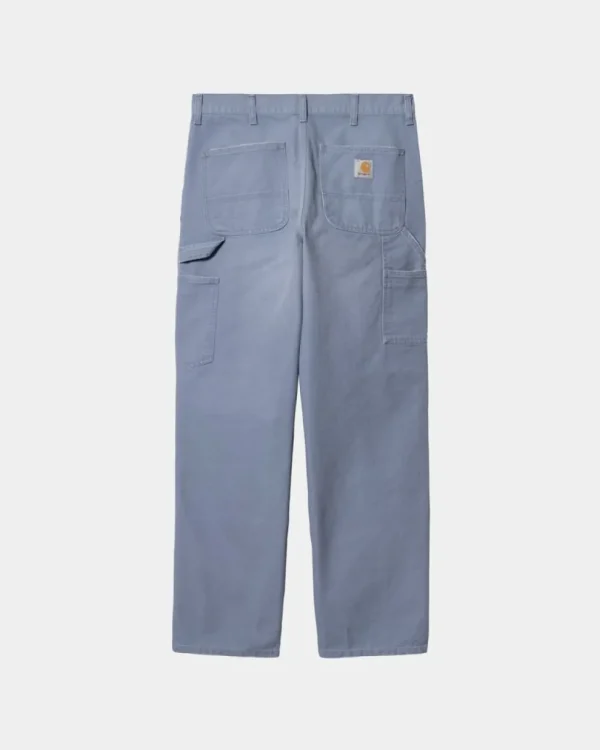 Carhartt WIP Enkelt Knae Bukser | Bay Blue (Aeldret Laerred) Discount