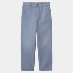 Carhartt WIP Enkelt Knae Bukser | Bay Blue (Aeldret Laerred) Discount