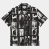 Carhartt WIP Foto Strip Print Skjorte | Sort Hvid New