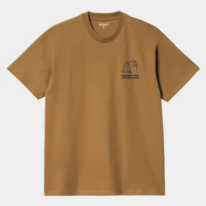 Carhartt WIP Groundworks T-Shirt | Hamilton Brown Cheap