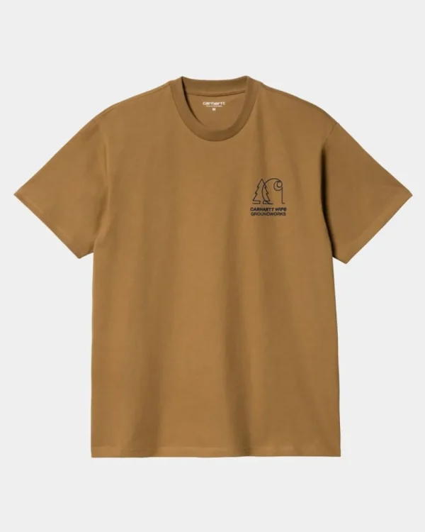 Carhartt WIP Groundworks T-Shirt | Hamilton Brown Cheap