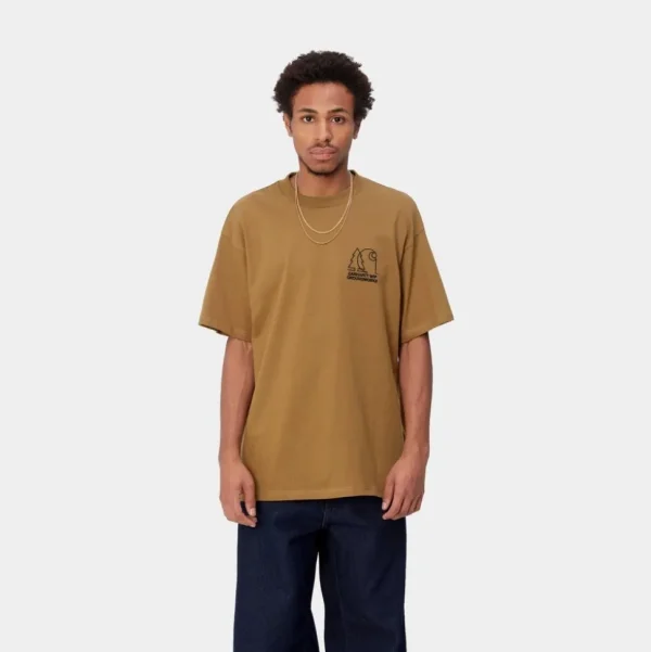 Carhartt WIP Groundworks T-Shirt | Hamilton Brown Cheap