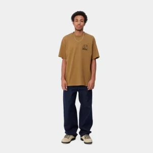 Carhartt WIP Groundworks T-Shirt | Hamilton Brown Cheap