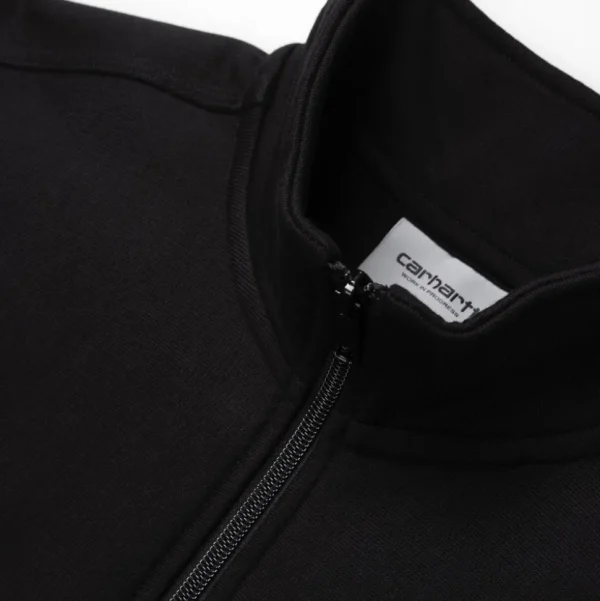 Carhartt WIP Half Zip American Script Sweatshirt | Sort Online