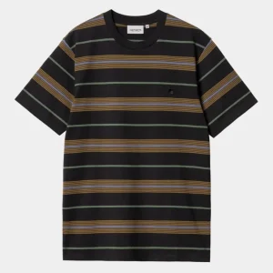 Carhartt WIP Haynes Stripe T-Shirt | Sort Online