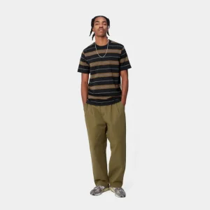 Carhartt WIP Haynes Stripe T-Shirt | Sort Online