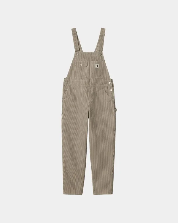 Carhartt WIP Haywood Stribet Hagesmaek Til Kvinder | Voks / Sort Online