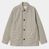 Carhartt WIP Haywood Stripe Coat | Voks / Sort Flash Sale