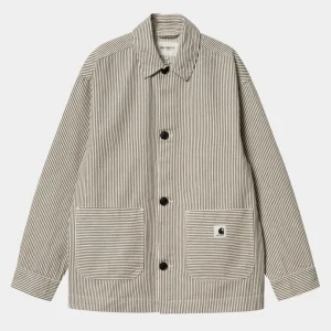 Carhartt WIP Haywood Stripe Coat | Voks / Sort Flash Sale