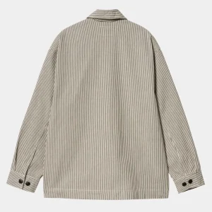 Carhartt WIP Haywood Stripe Coat | Voks / Sort Flash Sale