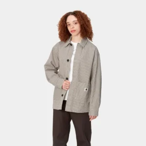 Carhartt WIP Haywood Stripe Coat | Voks / Sort Flash Sale